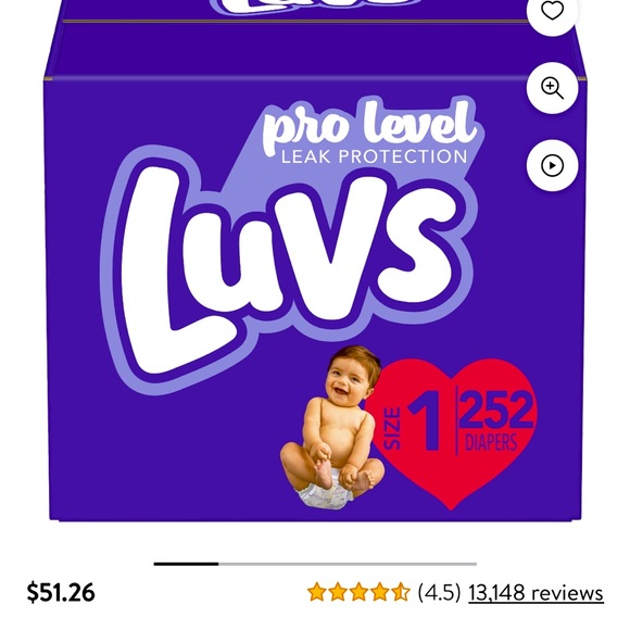Luvs Size 1 252 CT - Picture 1 of 1
